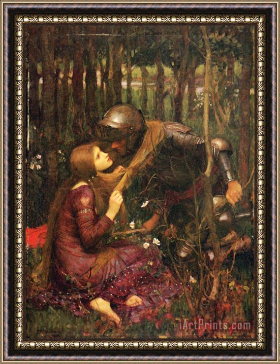 John William Waterhouse The Beautiful Woman Without Mercy Framed Painting