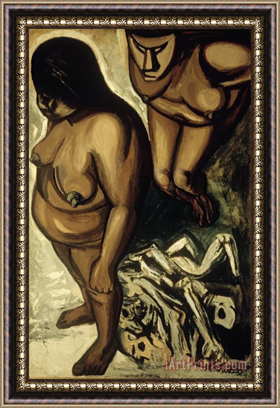 Jose Clemente Orozco Indian Women, From The Los Teules Series Framed Print