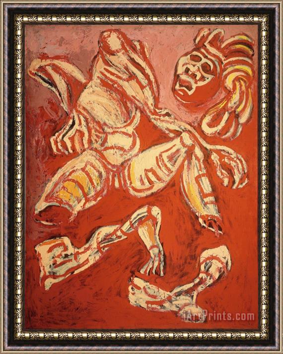 Jose Clemente Orozco The Dismembered Man, From The Los Teules Series Framed Print