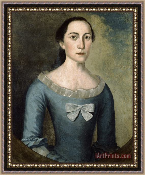 Joseph Badger Mrs. Samuel Moody Framed Print