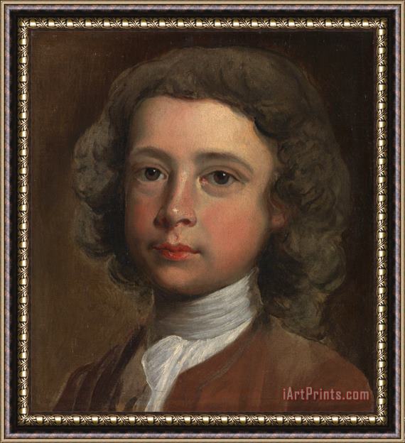 Joseph Highmore The Head of a Young Boy Framed Painting