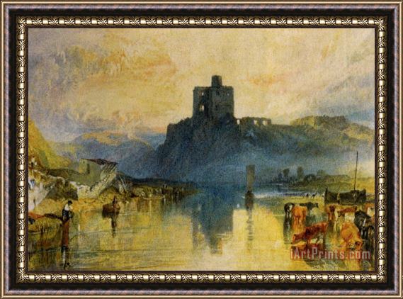 Joseph Mallord William Turner Norham Castle, on The River Tweed Framed Print