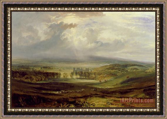 Joseph Mallord William Turner Raby Castle Framed Painting