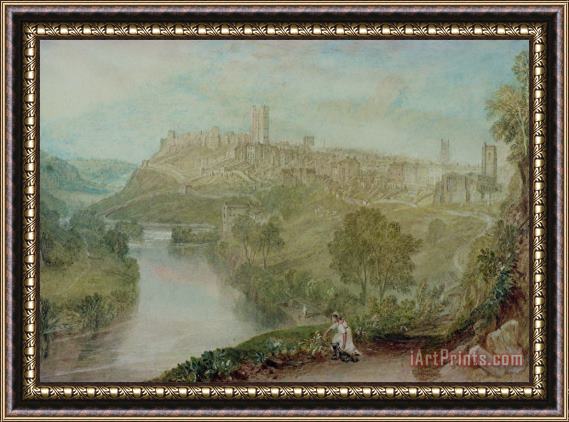 Joseph Mallord William Turner Richmond in Yorkshire Framed Painting