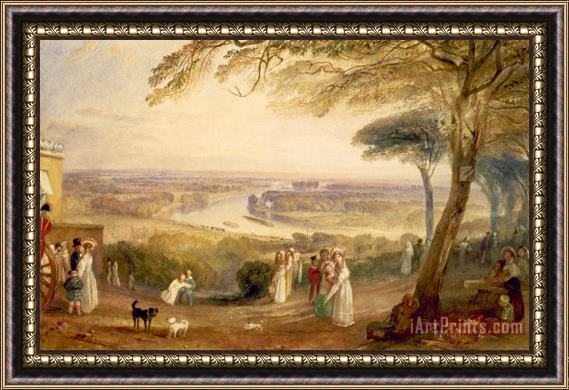 Joseph Mallord William Turner Richmond Terrace Framed Painting