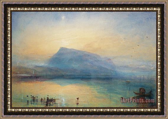 Joseph Mallord William Turner Sunrise Framed Painting
