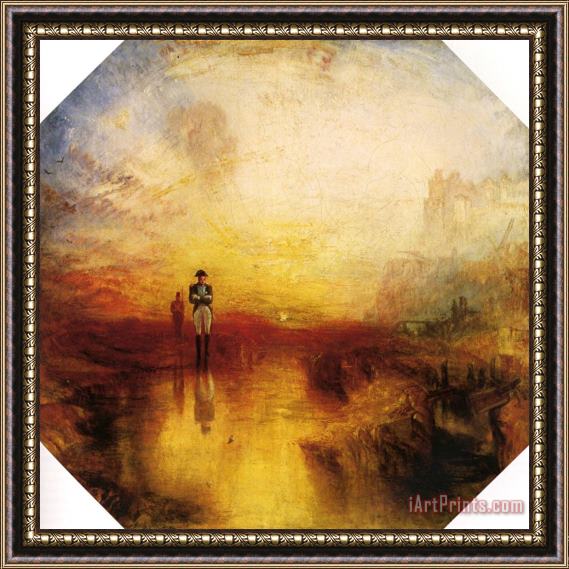 Joseph Mallord William Turner The Exile And The Snail Framed Painting