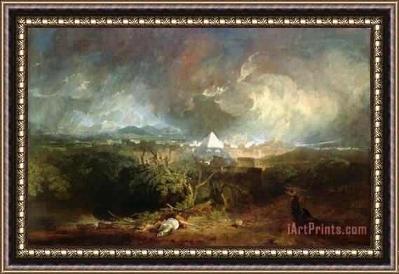 Joseph Mallord William Turner The Fifth Plague of Egypt Framed Print