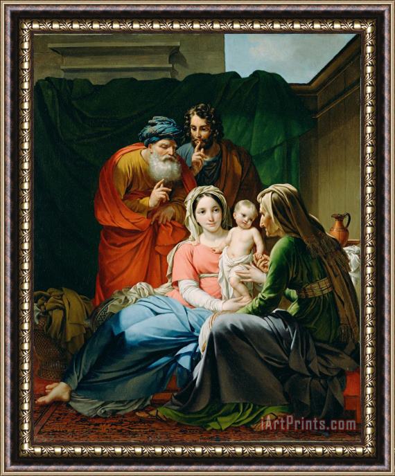 Joseph Paelinck  The Holy Family Framed Print