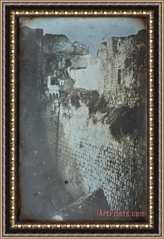 Joseph-Philibert Girault de Prangey  The Probatic Pool, Jerusalem (jerusalem. Piscine Probatique) Framed Print