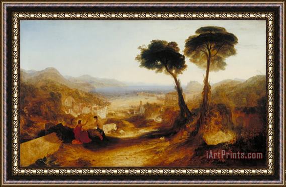 Joseph William Mallord Turner The Bay Of Baiae Framed Painting