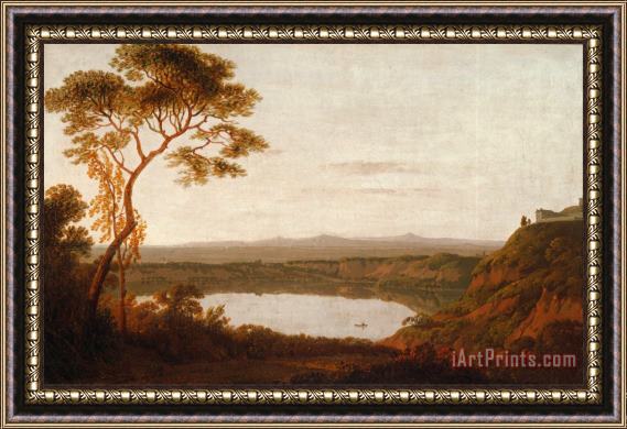 Joseph Wright  Lake Albano Framed Print