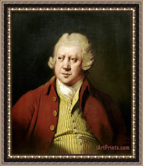 Joseph Wright of Derby Portrait of Sir Richard Arkwright Framed Painting