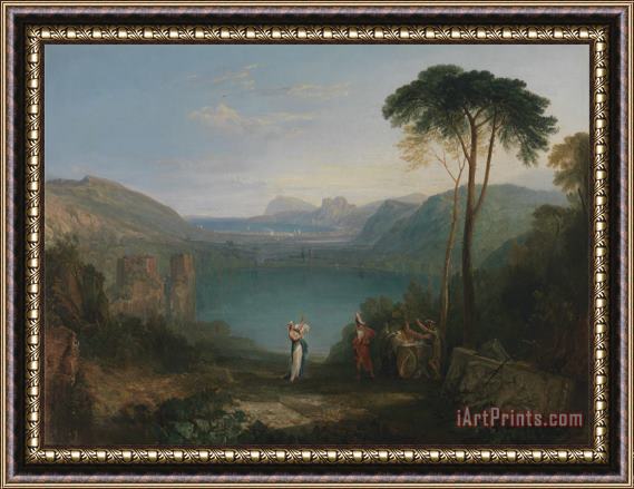 Jospeh William Mallord Turner Lake Avernus Framed Print