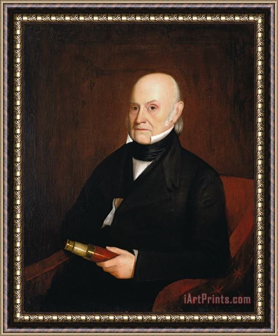 Jr. William Hudson John Quincy Adams Framed Print