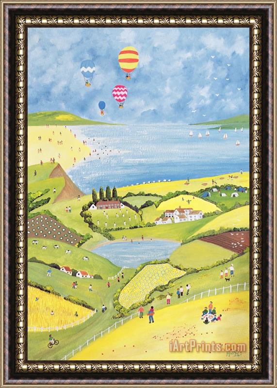 Judy Joel Up Up And Away Framed Print