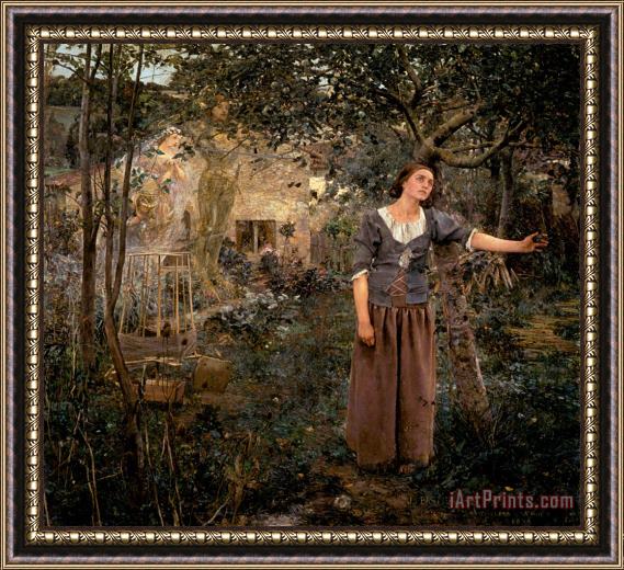 Jules Bastien Lepage Joan of Arc Framed Painting