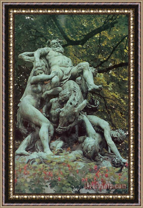 Jules Dalou The Triumph of Silenus Framed Painting