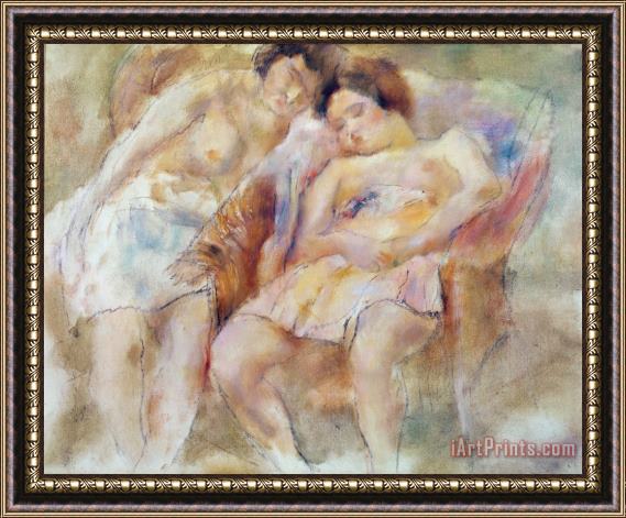 Jules Pascin The Two Sleepers Framed Painting