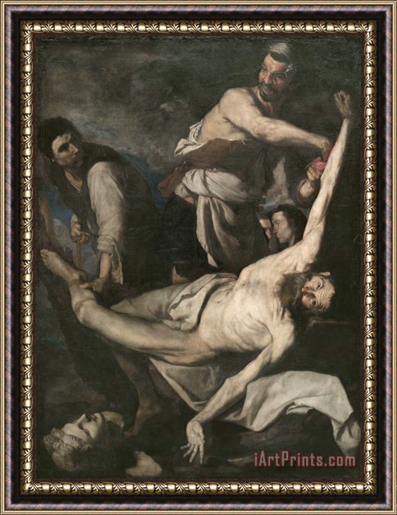 Jusepe de Ribera Martiri De Sant Bartomeu Framed Print
