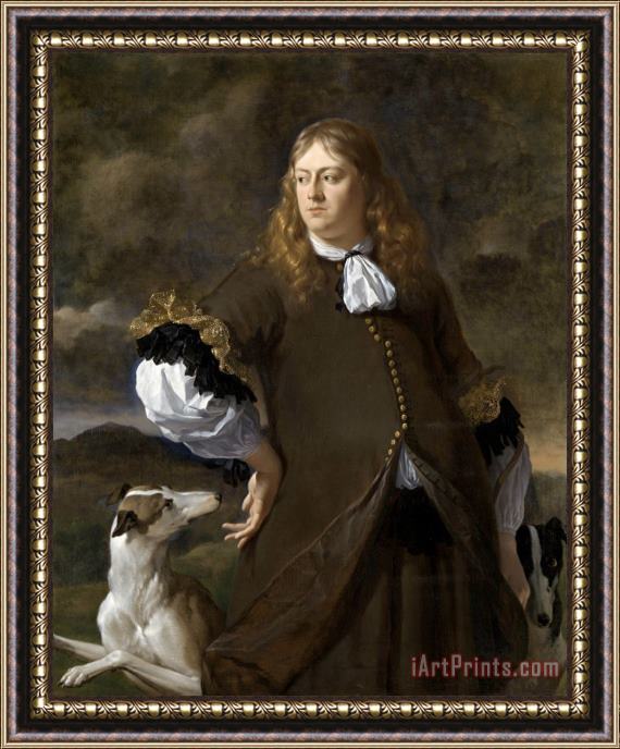 Karel Dujardin Joan Reynst (1636 95), Lord of Drakenstein And Vuursche, Captain of The Amsterdam Militia in 1672 Framed Painting