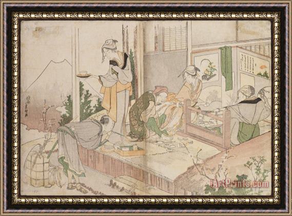 Katsushika Hokusai Untitled Framed Print