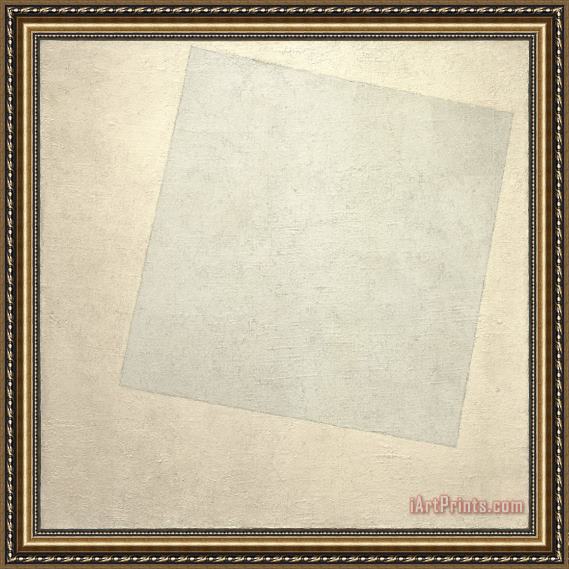 Download Kazimir Malevich Suprematist Composition White Framed Print for sale - iArtPrints.com