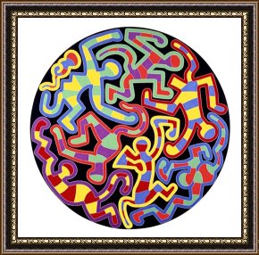 Keith Haring Framed Paintings for Sale