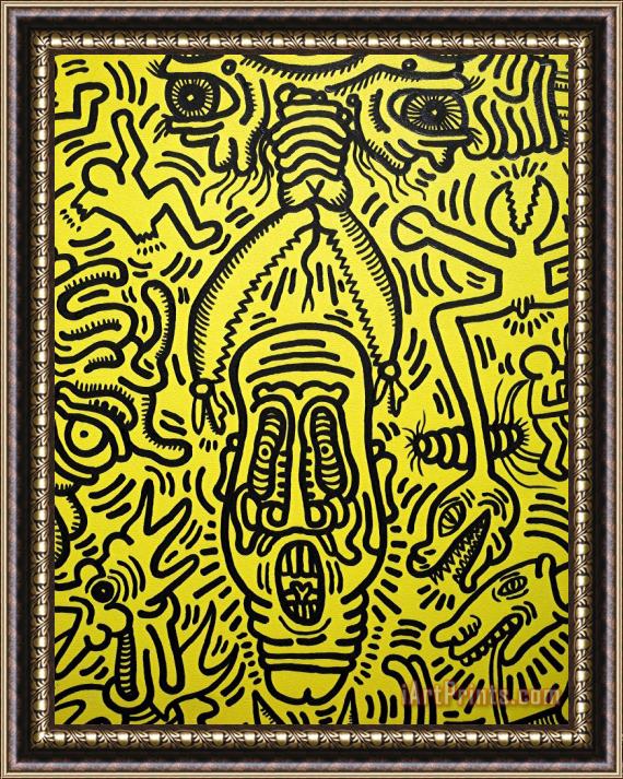 Keith Haring Pop Shop 14 Framed Print