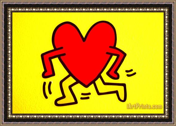 Keith Haring Pop Shop 21 Framed Painting