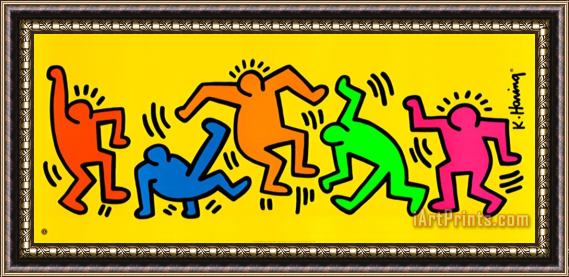 Keith Haring Untitled 1958 1990 Framed Print