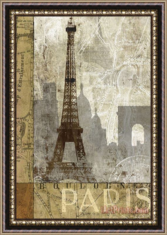 Keith Mallett April in Paris Framed Print