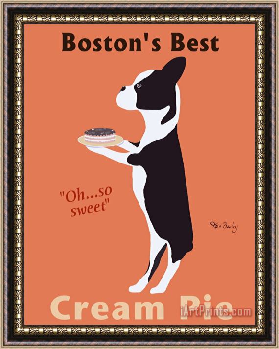 Ken Bailey Boston's Best Cream Pie Framed Painting