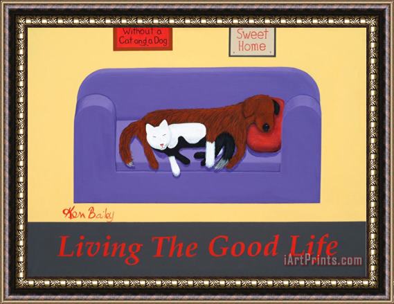 Ken Bailey Living The Good Life Framed Painting
