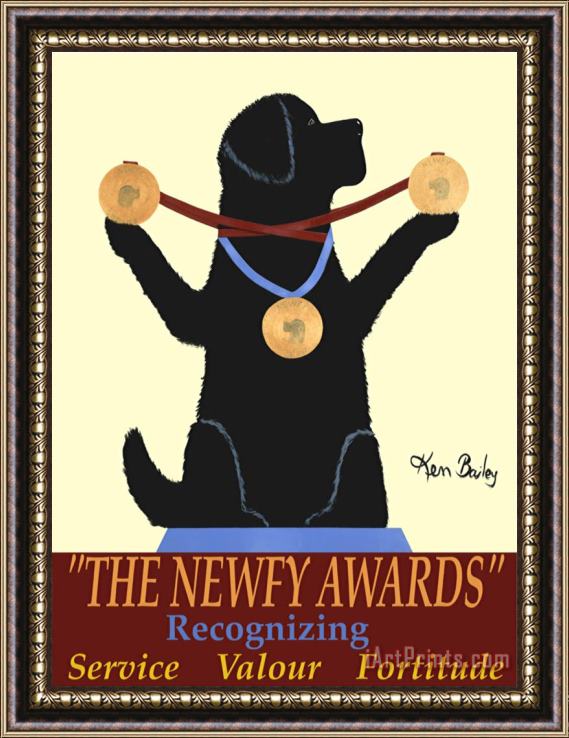 Ken Bailey The Newfy Awards Framed Print