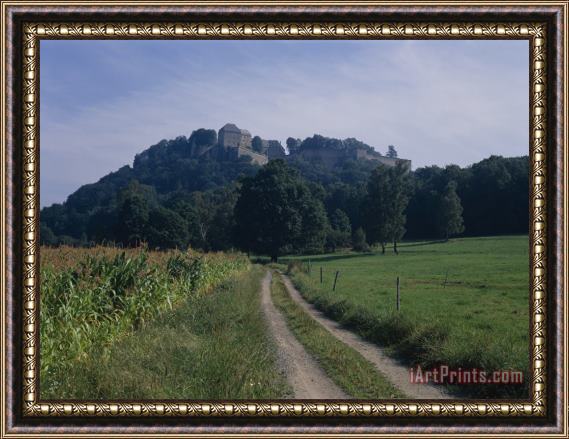 Koenigstein View of the Fortress Framed Painting