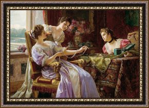 Ladislas Wladislaw Von Czachorski The Little Treasure Chest Framed 