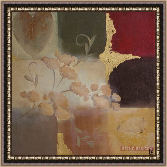 laurie maitland Autumn Accent Floral II Framed Painting