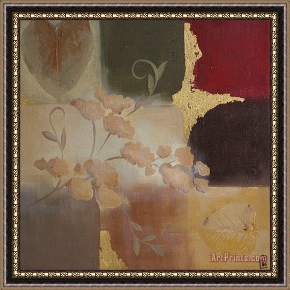 laurie maitland Autumn Patchwork II Framed Painting