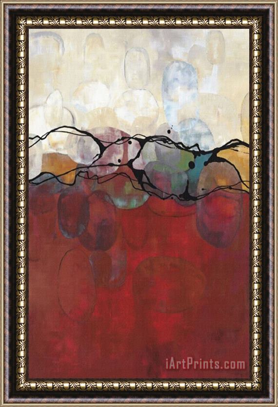 laurie maitland Retro Jewels II Framed Painting