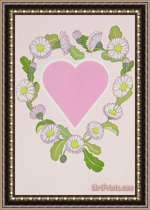 Lavinia Hamer Daisy Valentine Framed Print