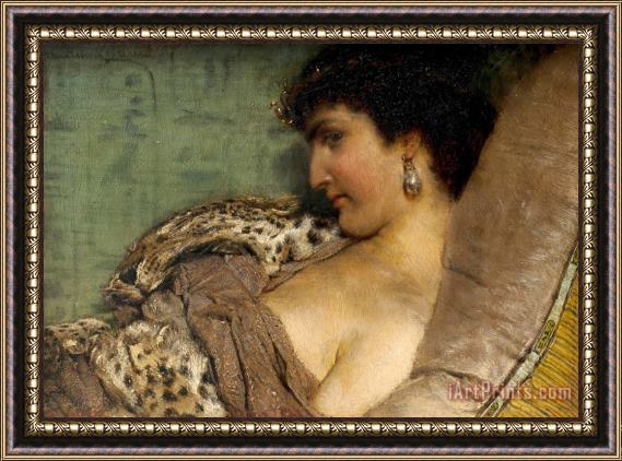 Lawrence Alma-tadema Cleopatra 2 Framed Print