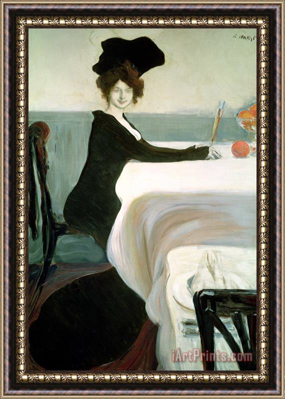 Leon Bakst The Luncheon Framed Painting
