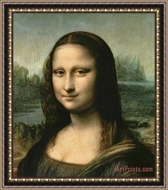 Leonardo da Vinci Mona Lisa Framed Print
