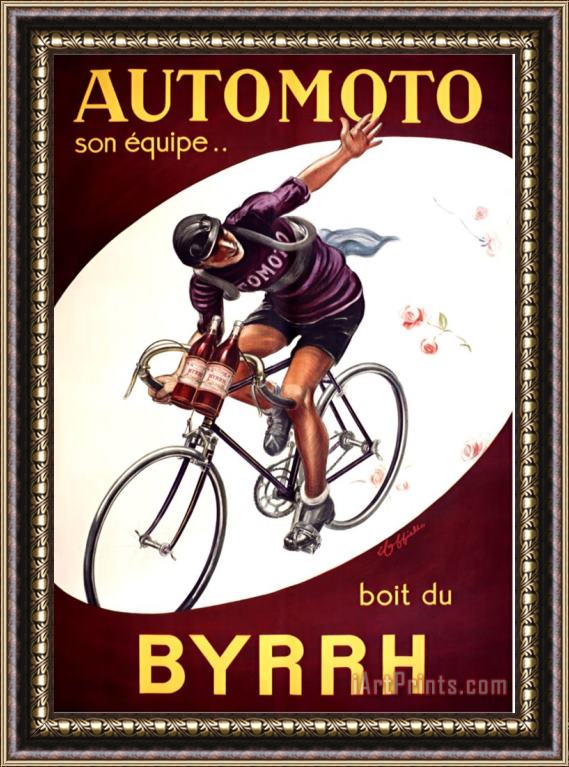 Leonetto Cappiello Autos Byrrh 1926 Framed Print