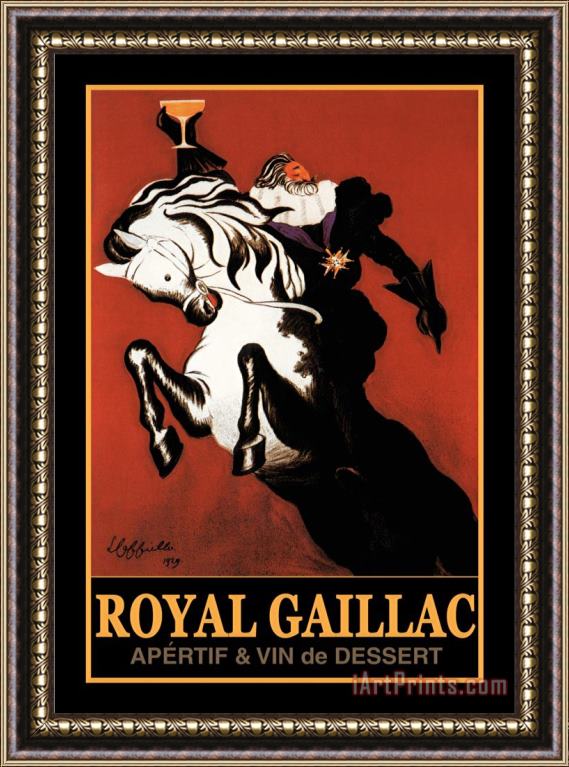 Leonetto Cappiello Royal Gaillac Henry Iv Framed Painting