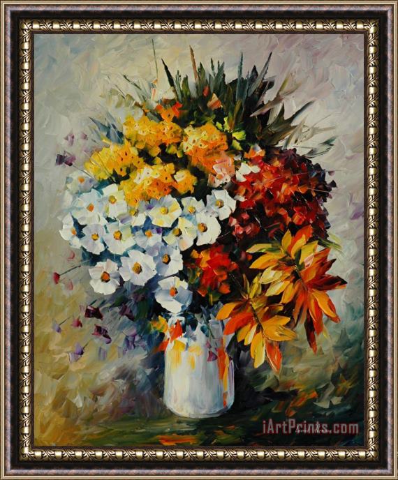 Leonid Afremov Colors Of Fall Framed Painting