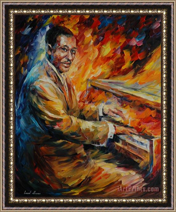 Leonid Afremov Duke Ellington Framed Painting