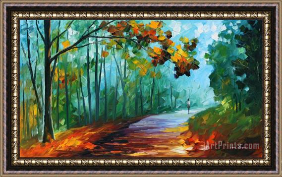 Leonid Afremov Fresh Forest Framed Painting