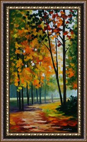 Hot Framed Prints - Hot Noon In The Forest by Leonid Afremov